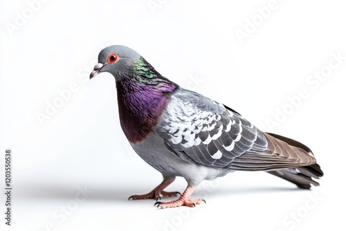 Wallpaper Mural Elegant pigeon with iridescent feathers Torontodigital.ca