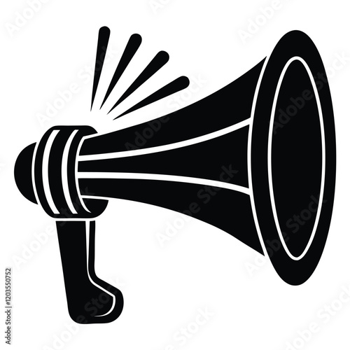 Vector Illustration of Air Horn for Dynamic Designs 