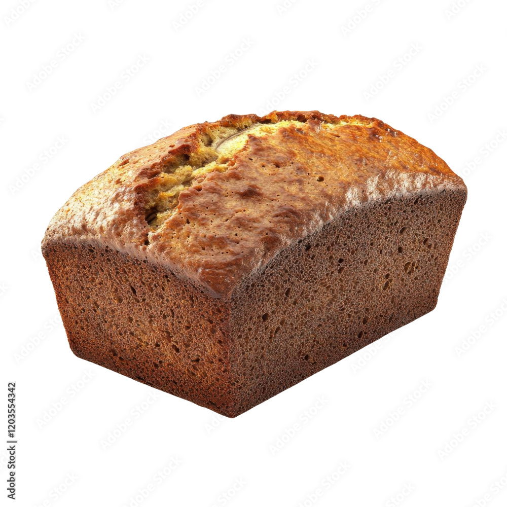 Freshly baked loaf of bread with a golden crust. Freshly baked loaf of bread with a golden crust.