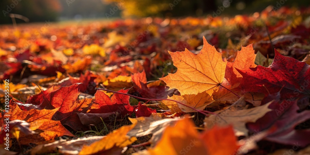 Autumn Leaves Close-Up: Vibrant Fall Foliage Colors Symphony Autumn Leaves Close-Up: Vibrant Fall Foliage Colors Symphony