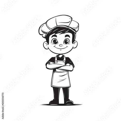 chef smiling mascot