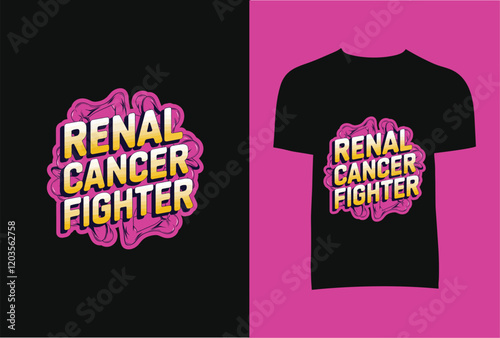 Renal Cancer Fighter T-Shirt Design