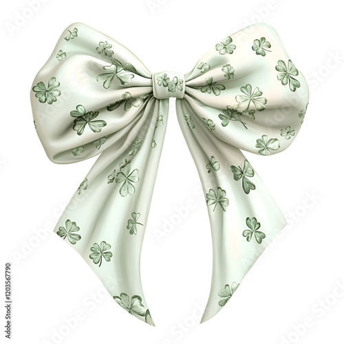 Coquette St. Patrick's Day Clipart Vector Illustration