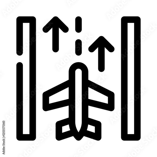 runway line icon