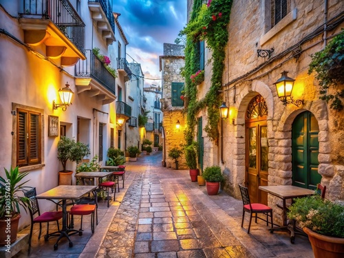 Charming Narrow Street, Polignano a Mare, Italy: Bars & Restaurants in Puglia