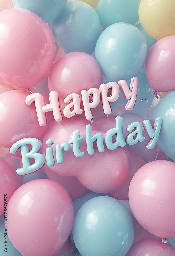 Happy Birthday Balloon Celebration Happy Birthday Balloon Celebration