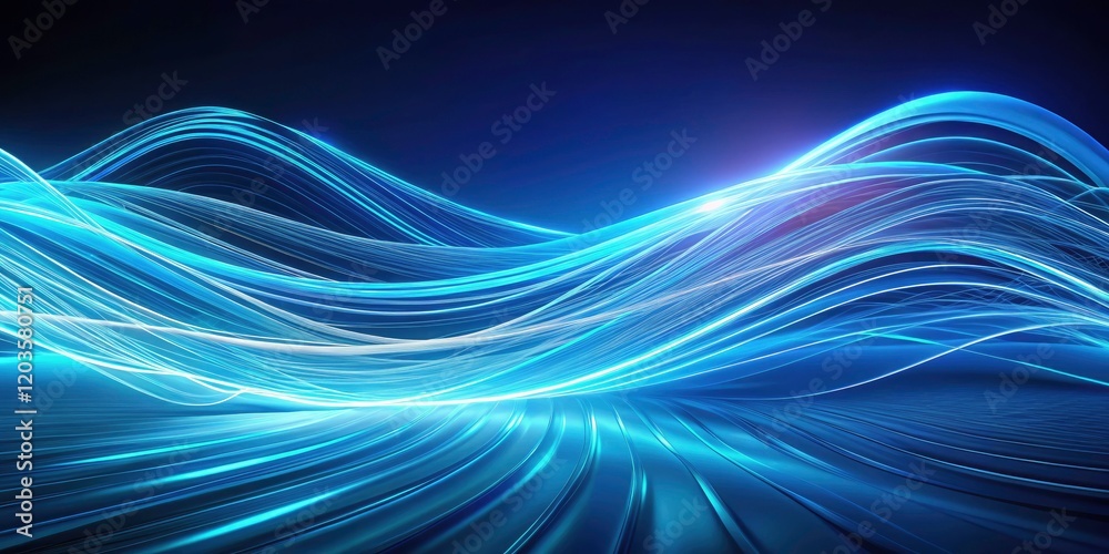 Dynamic Abstract Blue Lines - Modern Looping Animation Background Dynamic Abstract Blue Lines - Modern Looping Animation Background