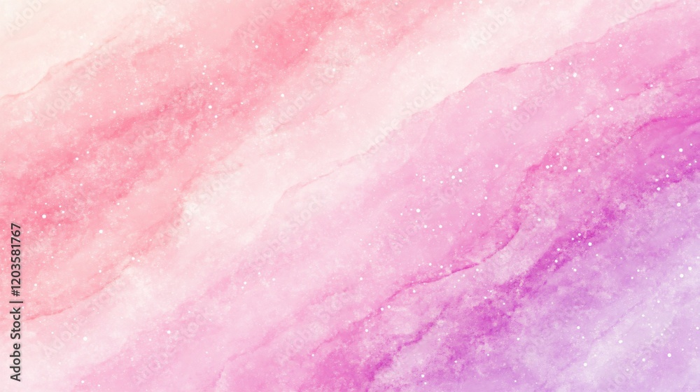 Obraz premium Abstract Pink Purple Watercolor Galaxy Background