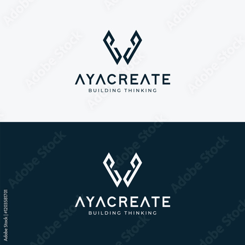 Real Estate Building Construction logo with the initial letter