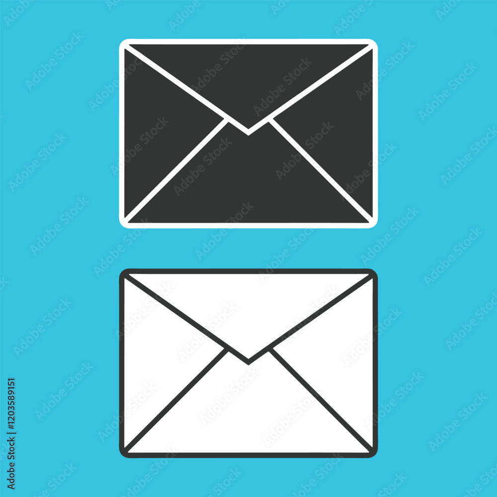 Message black symbol Send mail set. illustration art design. Email sign in vector logo icon flat style. Message black symbol Send mail set. illustration art design. Email sign in vector logo icon flat style.