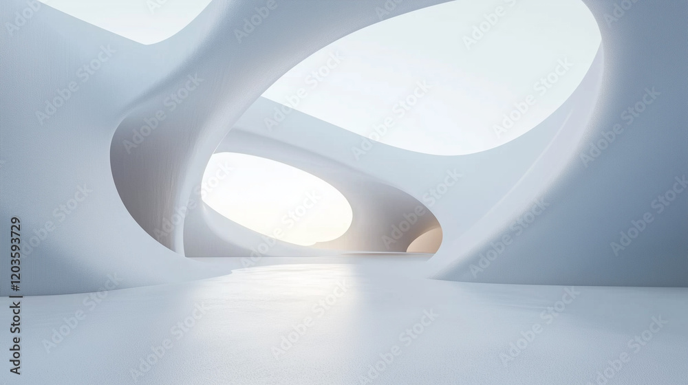 futuristic white architectural structure background futuristic white architectural structure background