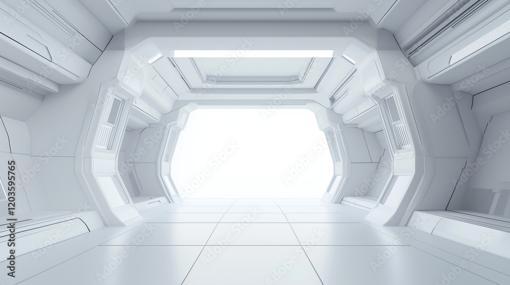 futuristic white architectural structure background futuristic white architectural structure background