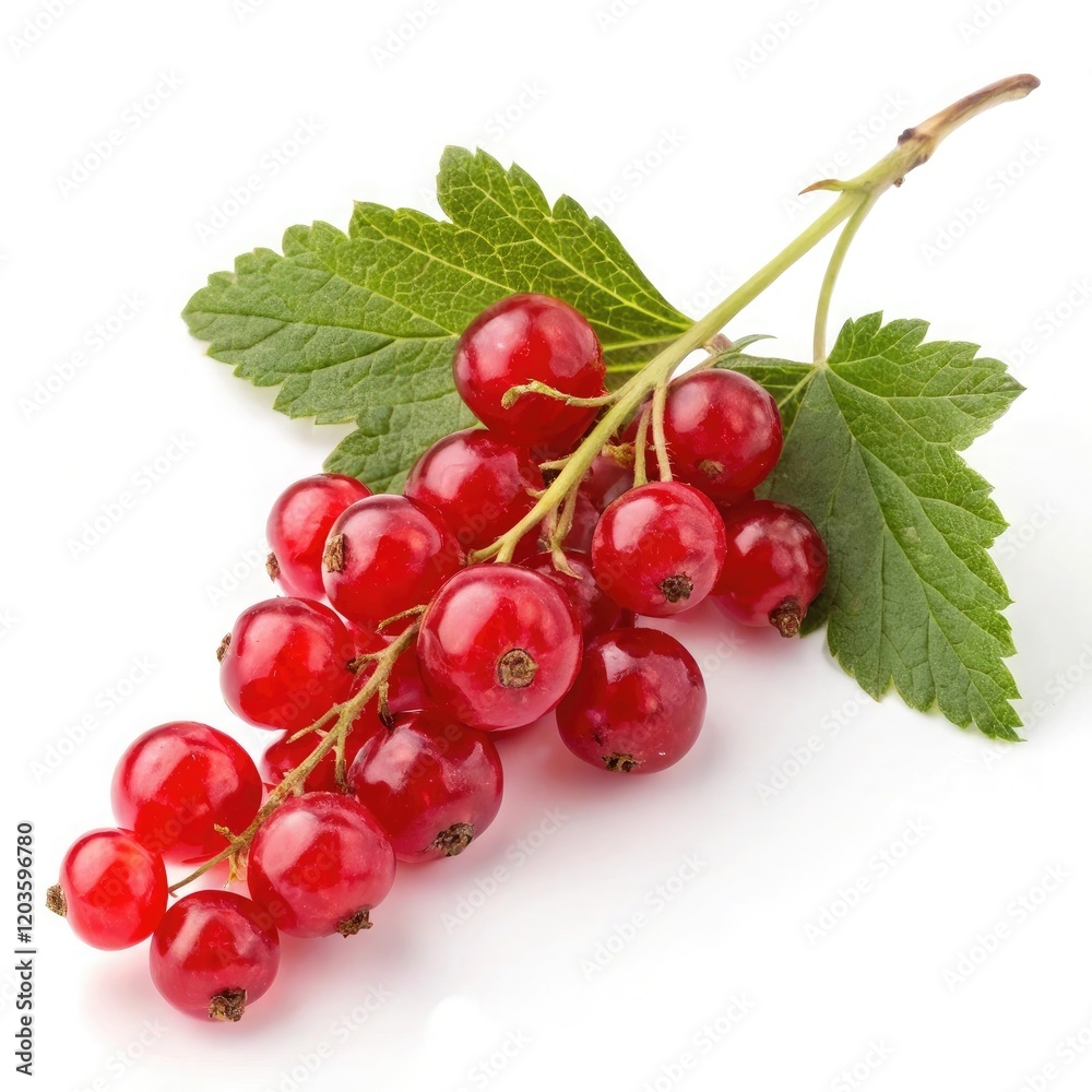red currant isolated on white red currant isolated on white