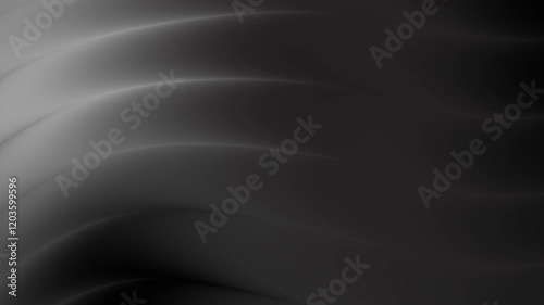 Elegant Black Gray Wavy Abstract Background – Smooth Monochrome Gradient Flow for Luxury, Tech, and Minimalist Design.