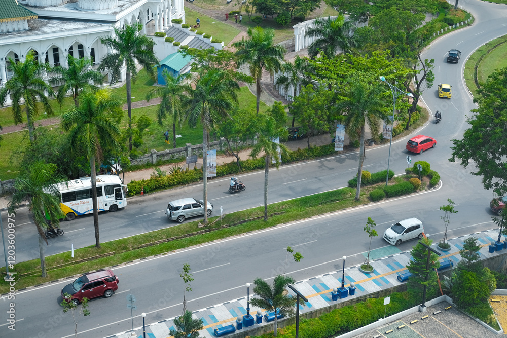 Batam skyline with