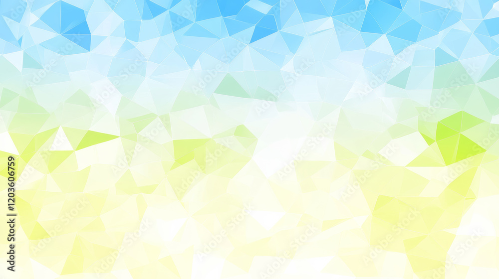 Fototapeta premium Abstract geometric background with blue and green gradient