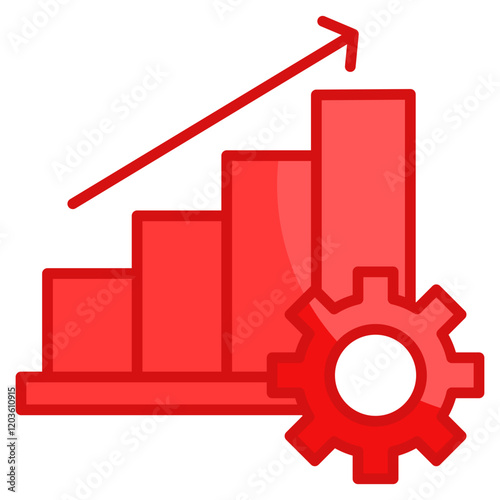 Goal Progression  Icon Element For Design