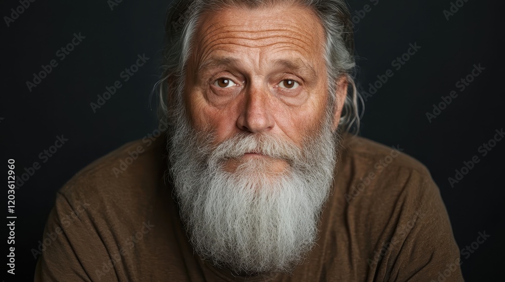 An elderly man with a soft expression and a well-maintained beard gazes thoughtfully at the viewer, embodying calmness, reflection, and a hint of nostalgia. An elderly man with a soft expression and a well-maintained beard gazes thoughtfully at the viewer, embodying calmness, reflection, and a hint of nostalgia.