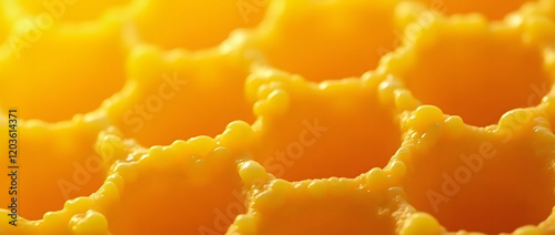 Honeycombs, macro photography, honeycombs with honey, background.