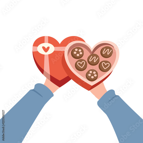 Cookies illustration. Chocolate box. Dessert food. Cocoa. Chocolate packaging. Dark chocolate. Food packaging. Chocolate cookie.