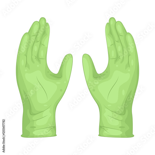 Illustration of Protective Gloves