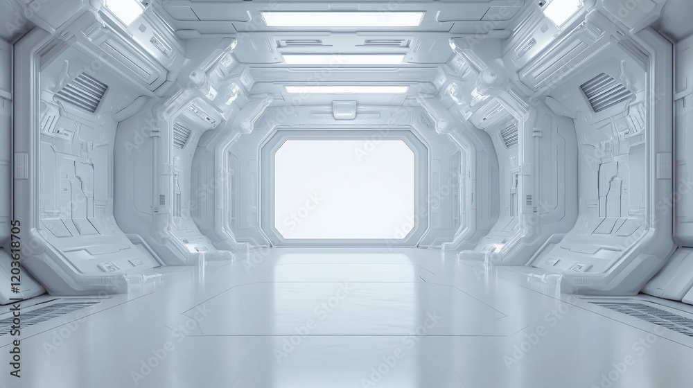 futuristic white architectural structure background futuristic white architectural structure background