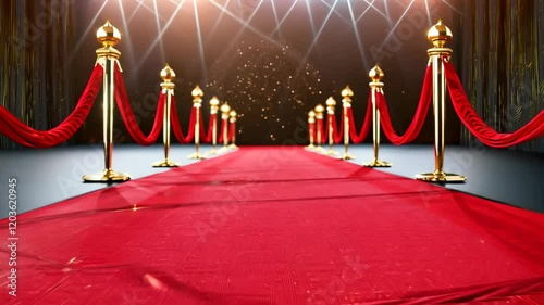 Glamorous Red Carpet Event Background