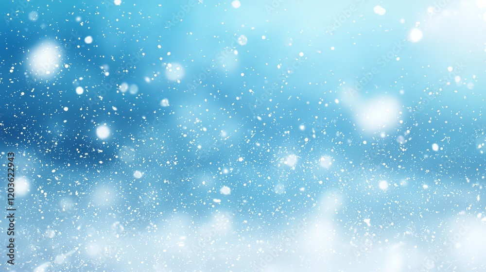 Abstract Blue Bokeh Background with Sparkling Lights Abstract Blue Bokeh Background with Sparkling Lights