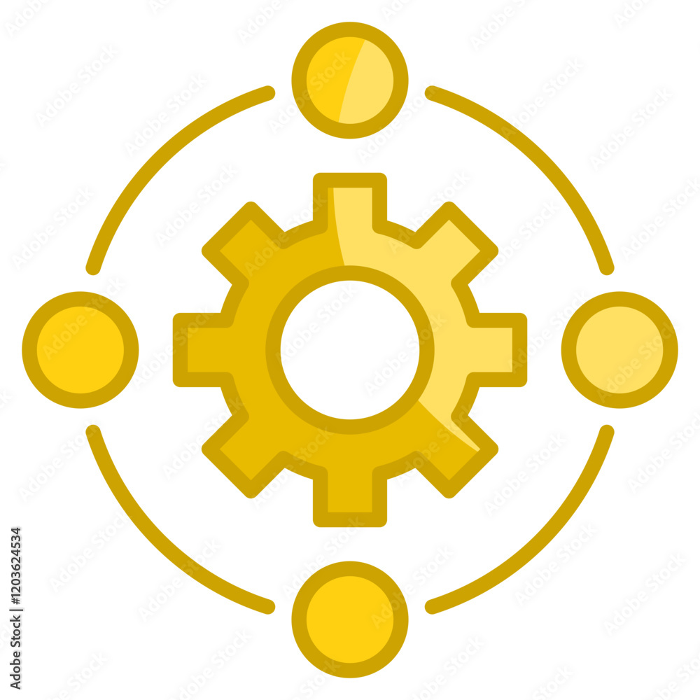 Lean Process Icon Element For Design Lean Process Icon Element For Design