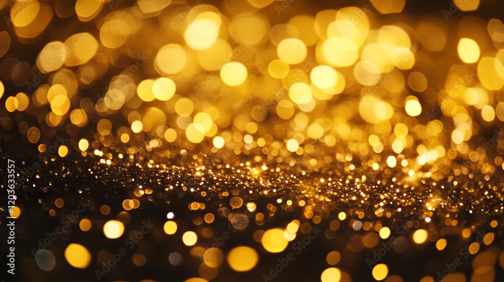 Abstract Golden Bokeh Background Abstract Golden Bokeh Background