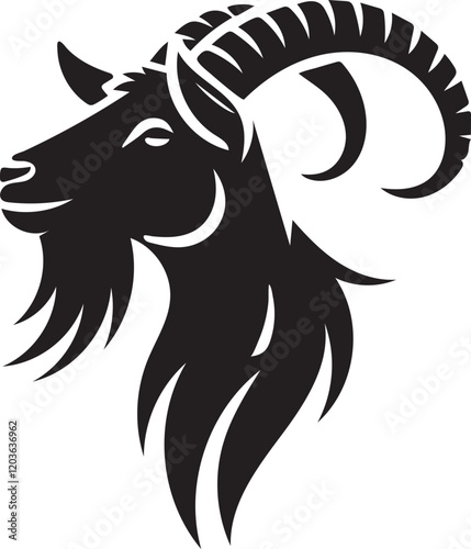 Wallpaper Mural goat silhouette Torontodigital.ca