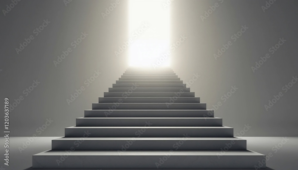 Steps to Enlightenment: A journey upwards, towards a radiant light. Hope and ascension. Steps to Enlightenment: A journey upwards, towards a radiant light. Hope and ascension.