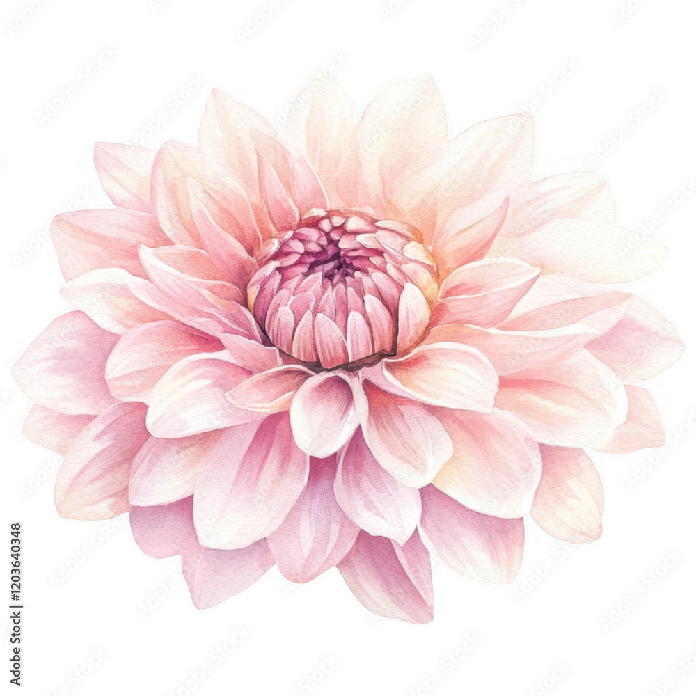 Fototapeta premium Elegant Flower Clipart Vector Illustration