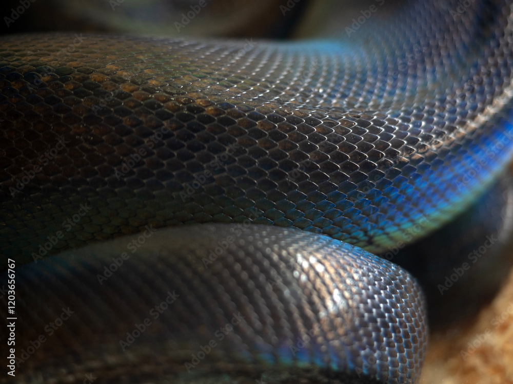 Snake are popular pet in Thailand in the acrylic cabinet waiting to be sold.