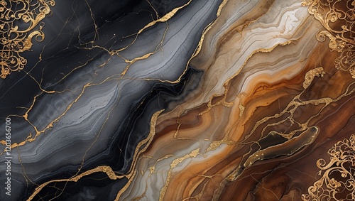 the texture of the stone