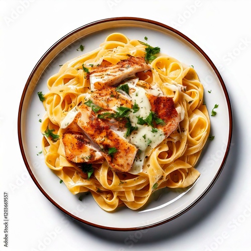 A Plate of Fettucine Alfred...