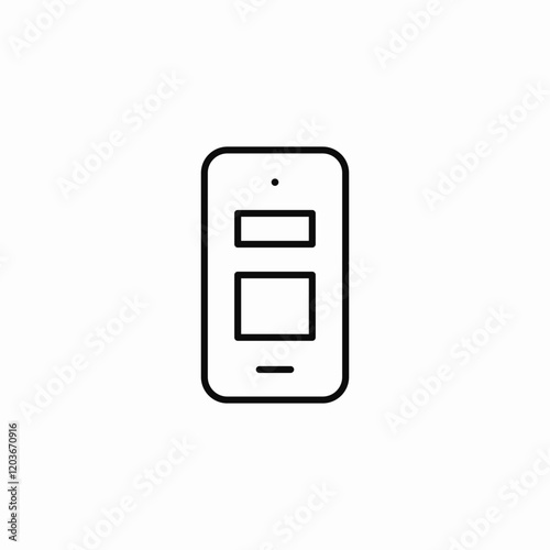 remote controller icon vector sign