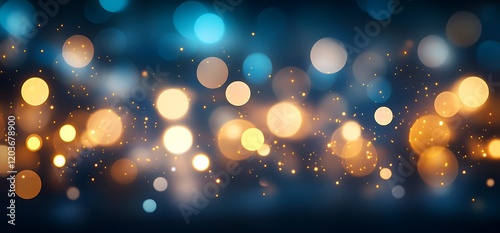 A vibrant, abstract background with colorful bokeh lights for creative use.