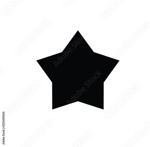 star on black vector