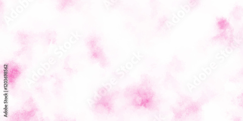 Stain artistic hand painted texture of pink, pastel hand painted watercolor of pink texture, White smoky watercolor painting on old paper texture, Pink rose tone abstract texture with cloudy stains.