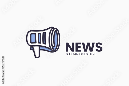 News Broadcast Logo. Vector Illustration