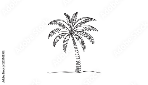 Wallpaper Mural palm tree silhouette Torontodigital.ca