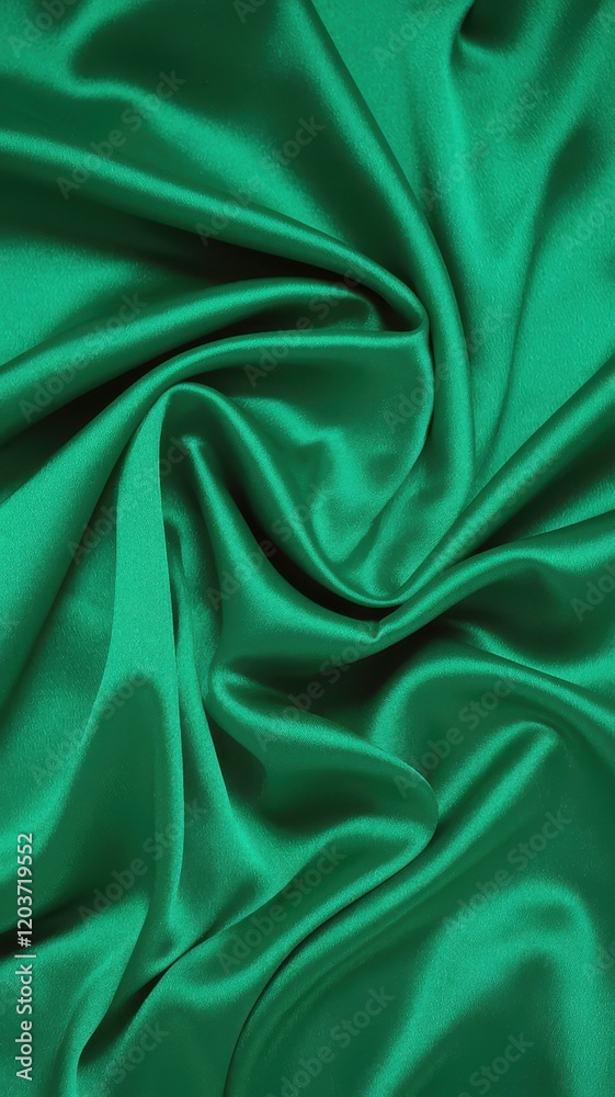 Green fabric with a pattern Green fabric with a pattern