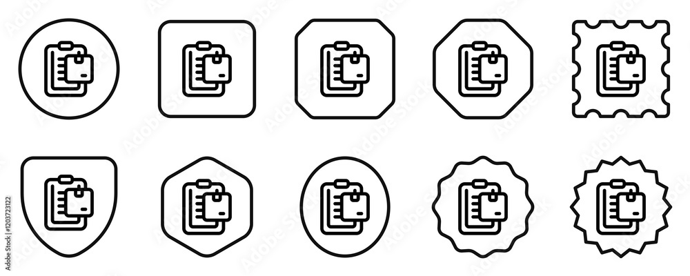 Editable delivery checklist vector icon. Shipping, delivery, e-commerce, transport, logistics. Part of a big icon set family. Perfect for web and app interfaces, presentations, infographics, etc Editable delivery checklist vector icon. Shipping, delivery, e-commerce, transport, logistics. Part of a big icon set family. Perfect for web and app interfaces, presentations, infographics, etc