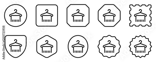 Editable towel hanger vector icon. Wellness, spa, relaxation. Part of a big icon set family. Perfect for web and app interfaces, presentations, infographics, etc