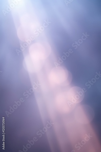 Abstract light beam background with bokeh.