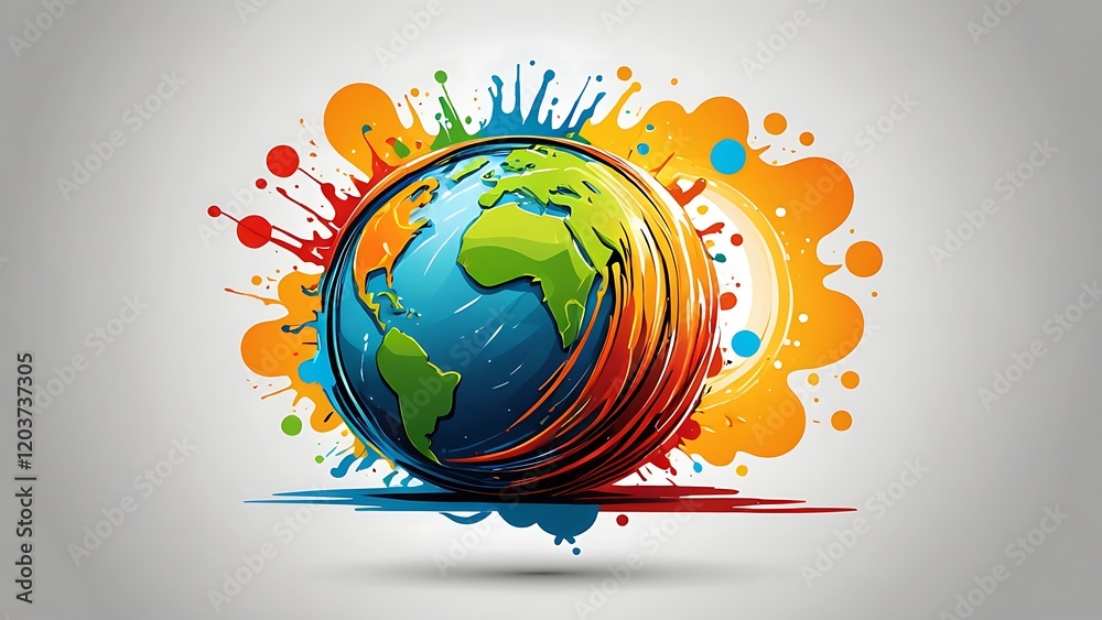 background with globe background with globe
