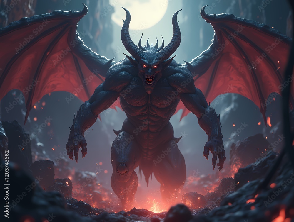 Demons in the Underworld, Supernatural Anime Space Demons in the Underworld, Supernatural Anime Space