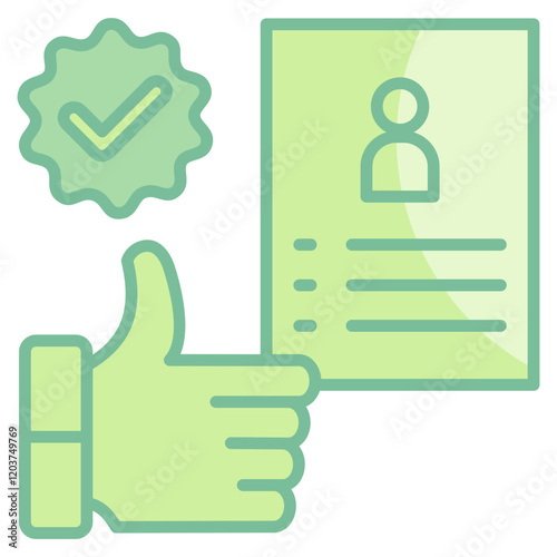 Experience  Icon Element For Design