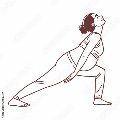 Prenatal Yoga Low Lunge Pose